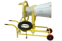 An Explosion Proof Metal Halide Light with Manhole Mounting and Easy Transportable Cart